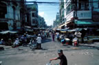 Market street in Ho Chi Minh City